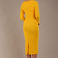 Long Sleeved Lydia Midi Pencil Dress 