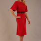 Lovell Lace & Fluted Sleeve Dress 
