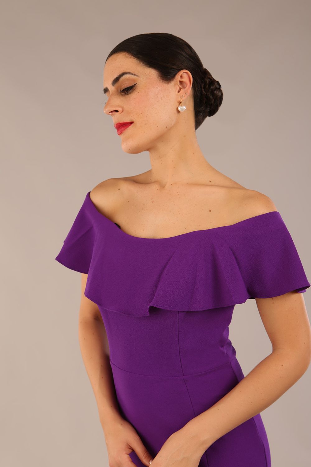 Lucia Off Shoulder Pencil Dress – Diva Catwalk, image 3