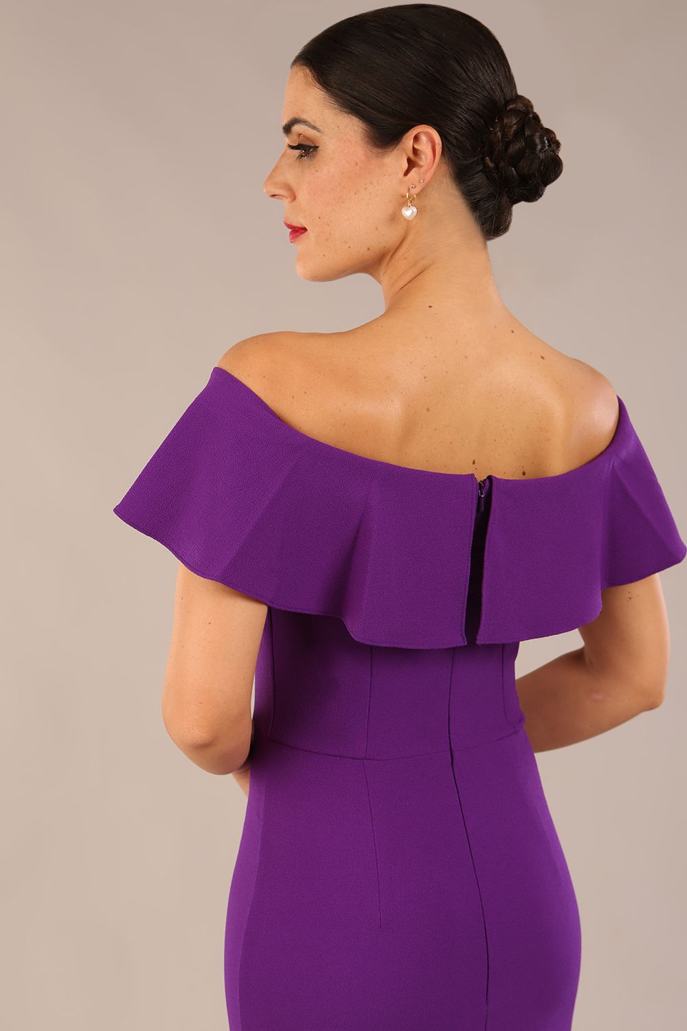 Lucia Off Shoulder Pencil Dress – Diva Catwalk, image 4