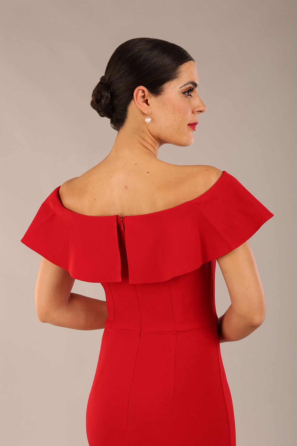 Lucia Off Shoulder Pencil Dress – Diva Catwalk, image 6