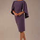 Luella Dolman Sleeve Knee-Length Pencil Dress 