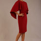 Luella Dolman Sleeve Knee-Length Pencil Dress 