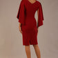Luella Dolman Sleeve Knee-Length Pencil Dress 