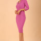 Luna 3/4 Sleeved Pencil Dress 