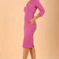 Luna 3/4 Sleeved Pencil Dress 