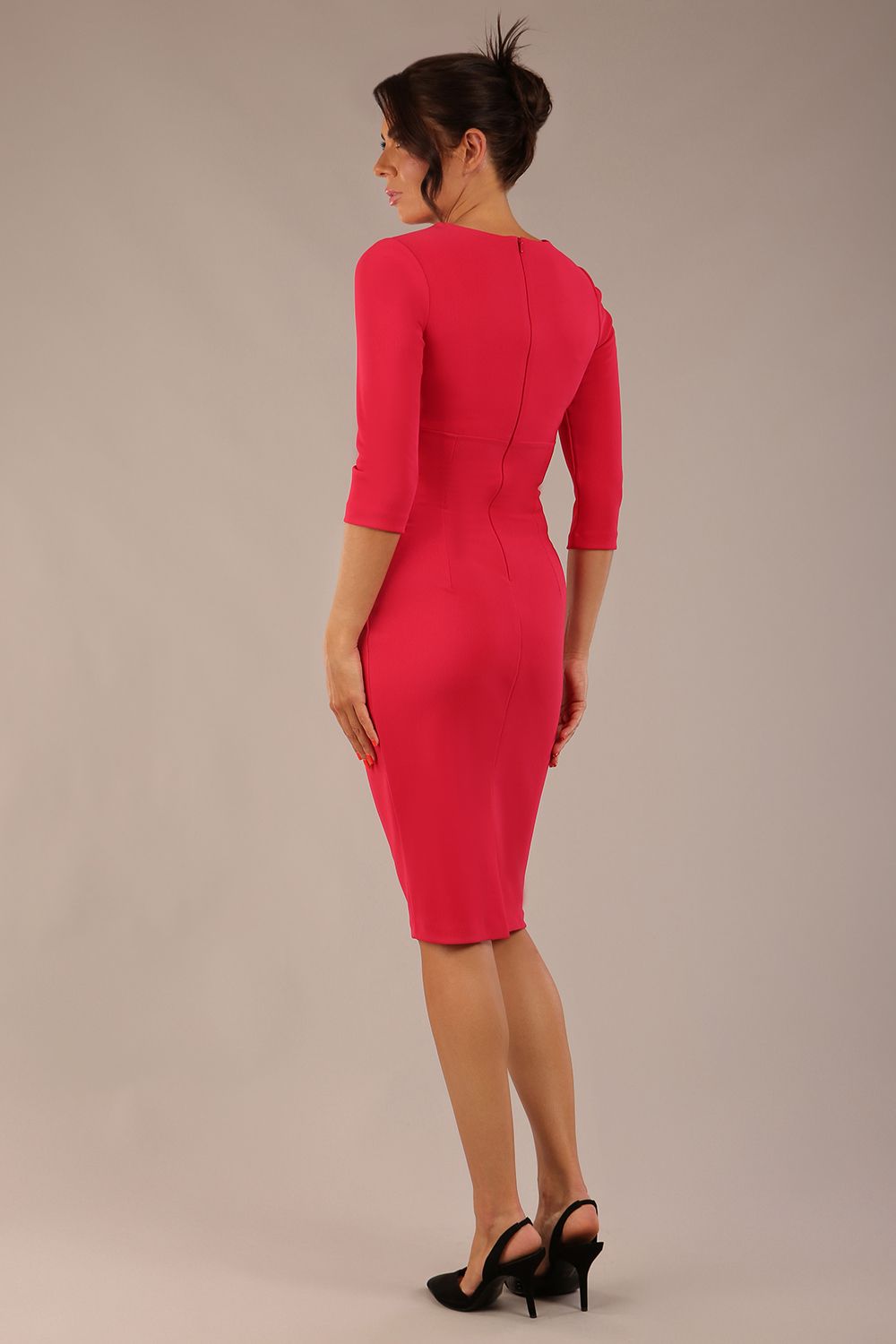 Lydia 3/4 Sleeved Pencil Dress 