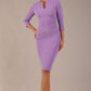 Lydia 3/4 Sleeved Plain Dress 