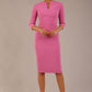 Lydia 3/4 Sleeved Plain Dress 