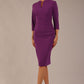 Lydia 3/4 Sleeved Plain Dress 