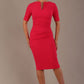 Lydia Short Sleeve Pencil Dress (Paradise Pink)