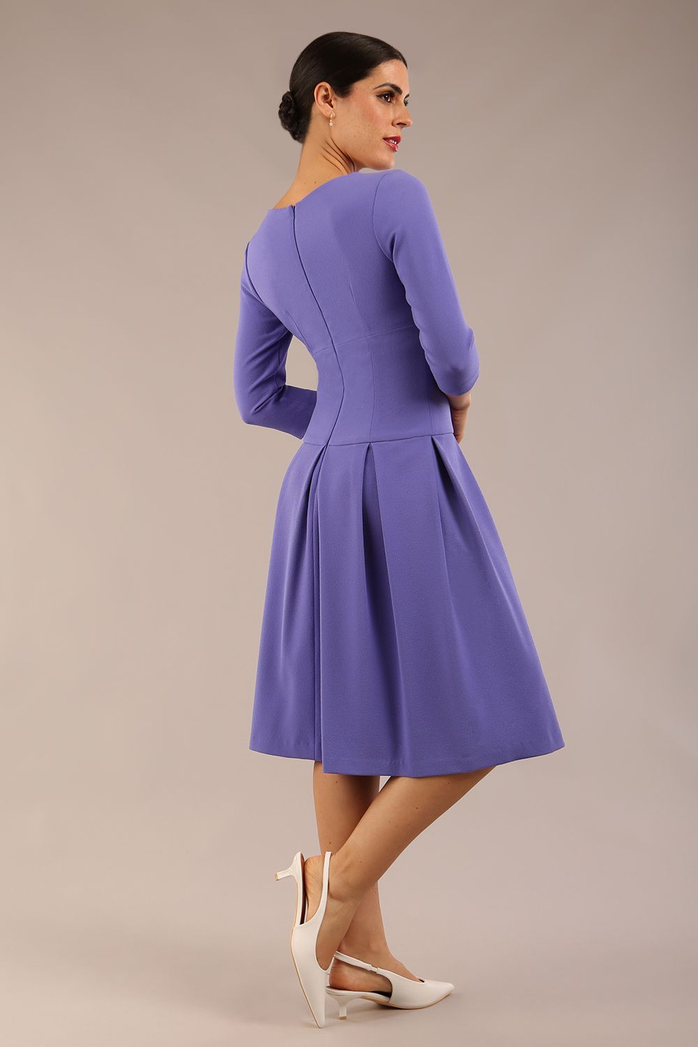 Malinda Swing Dress in Fusion Indigo – Diva Catwalk, image 2