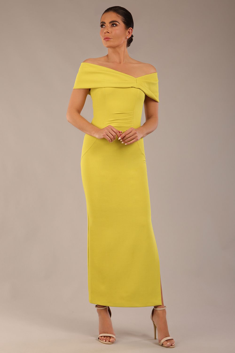 Mariposa Longer Length Dress in Citrus Green – Diva Catwalk, image 30