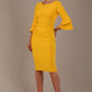 Meridian Flute Sleeve Dress 