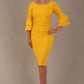 Meridian Flute Sleeve Dress 