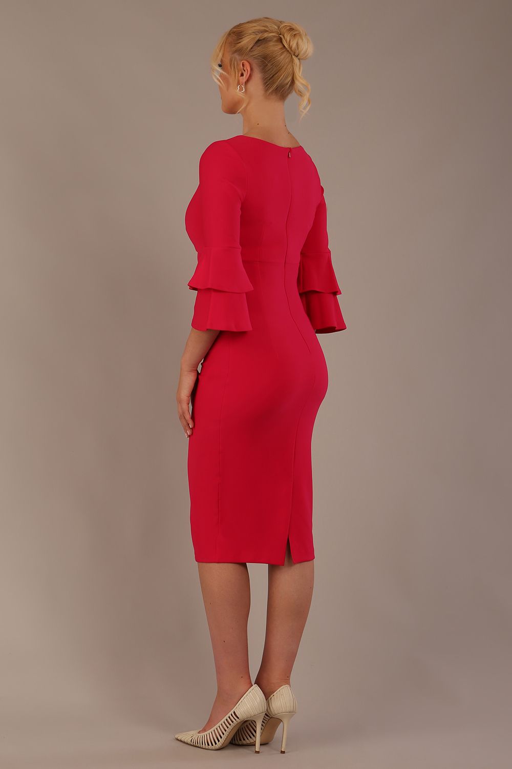 Meridian Flute Sleeve Dress – Diva Catwalk, image 14