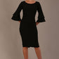 Meridian Flute Sleeve Dress 