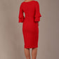 Meridian Flute Sleeve Dress 