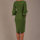 Meridian Flute Sleeve Dress 