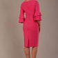Meridian Flute Sleeve Dress 