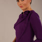 Mirabelle ¾ Sleeves & Floral Shoulder Detail Pencil Dress 