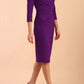 Monique 3/4 Sleeve Pencil Dress 