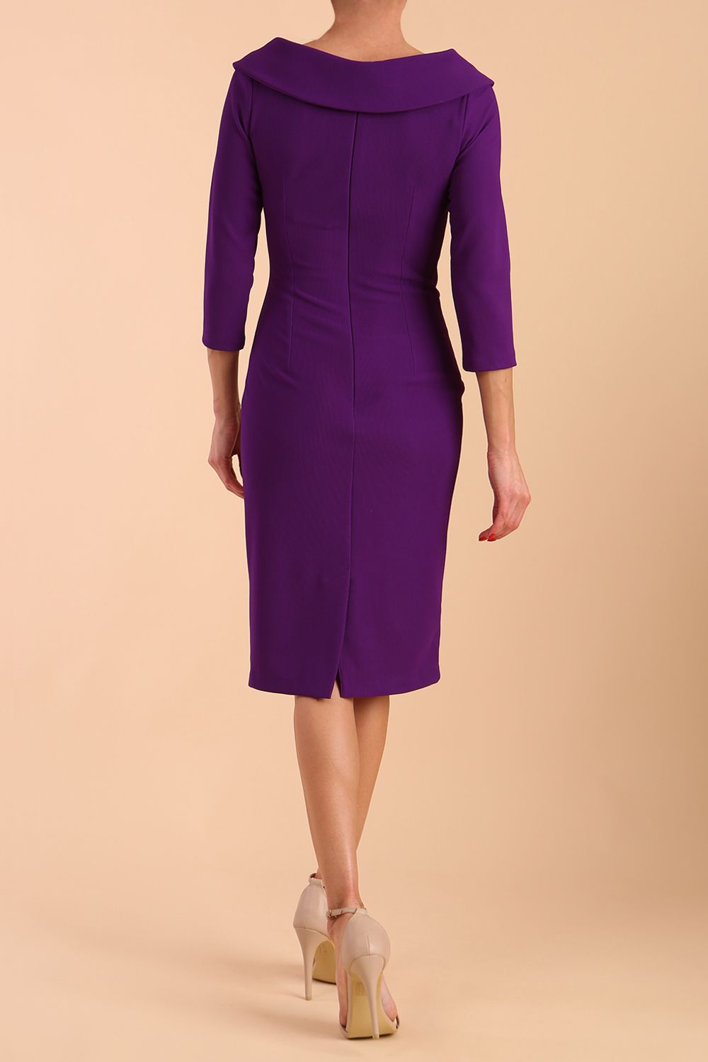 Monique 3/4 Sleeve Pencil Dress – Diva Catwalk, image 24