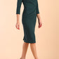 Monique 3/4 Sleeve Pencil Dress 