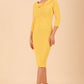 Monique 3/4 Sleeve Pencil Dress 