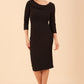 Monique 3/4 Sleeve Pencil Dress 