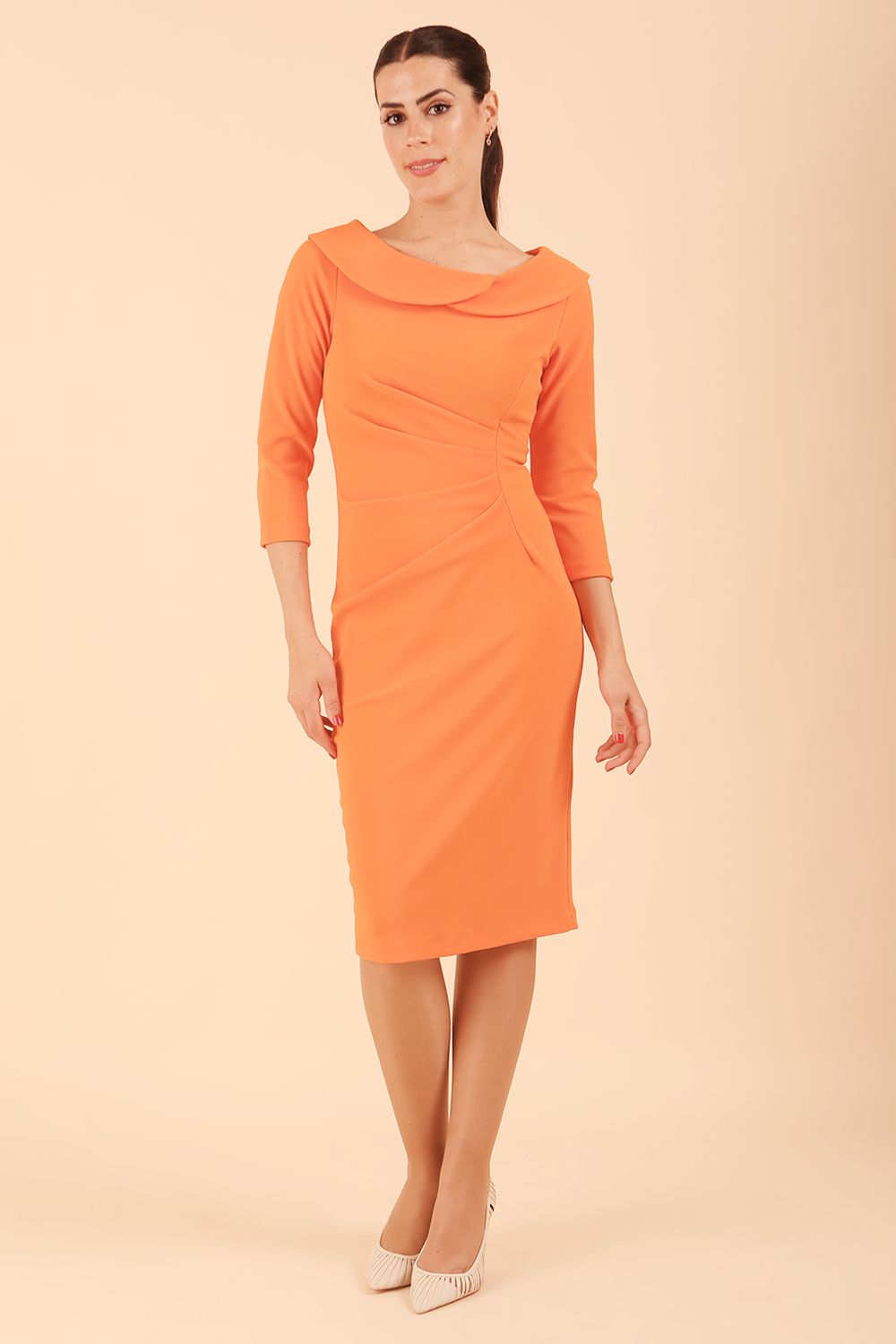 Monique 3/4 Sleeve Pencil Dress 