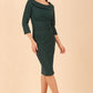 Monique 3/4 Sleeve Pencil Dress 