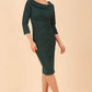 Monique 3/4 Sleeve Pencil Dress 