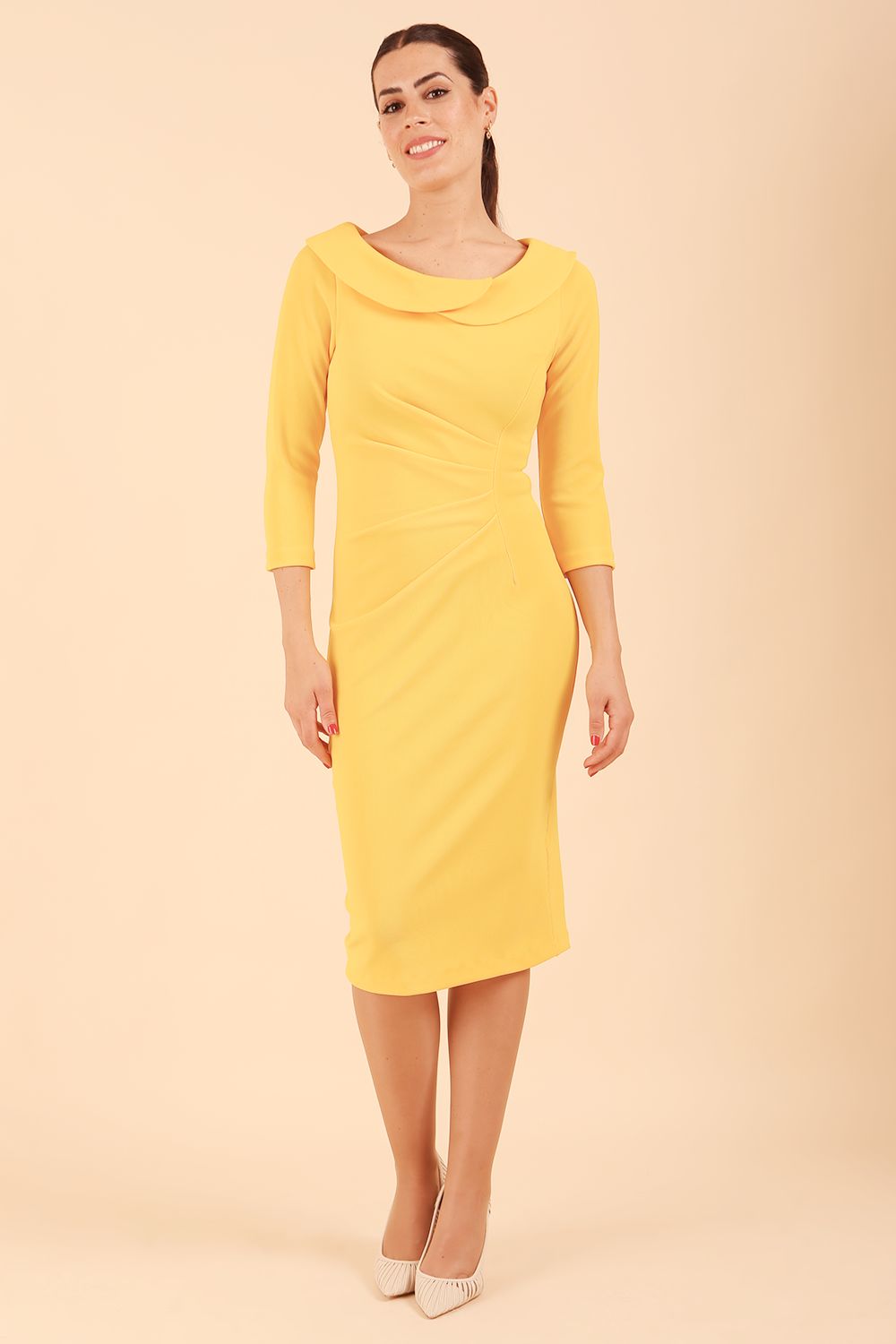 Monique 3/4 Sleeve Pencil Dress 