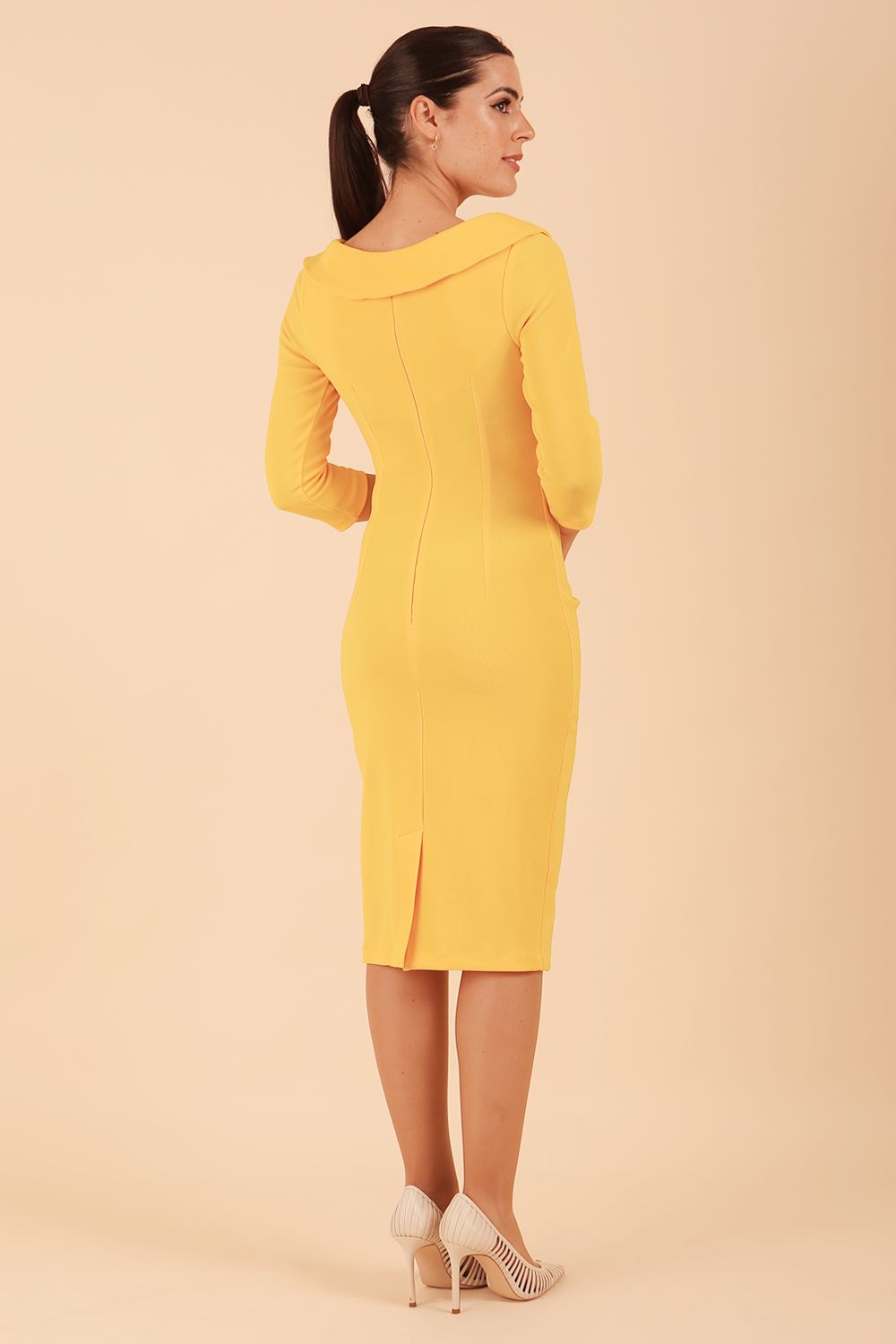 Monique 3/4 Sleeve Pencil Dress – Diva Catwalk, image 13