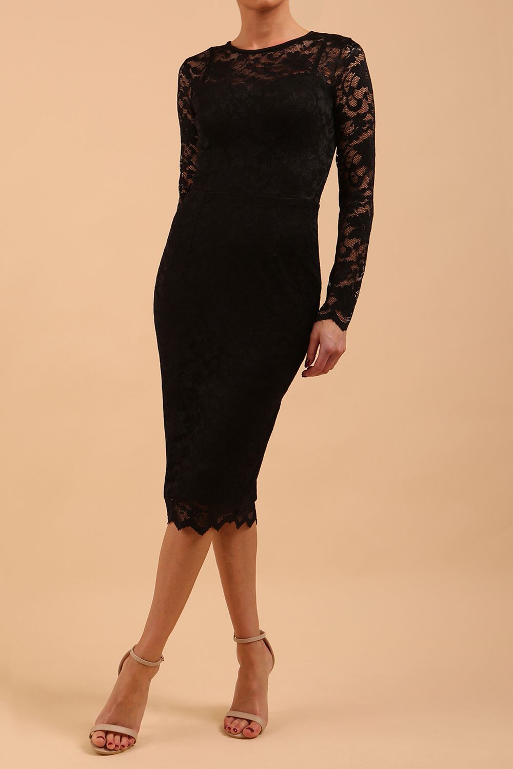 Montana Lace Dress in Black – Diva Catwalk, image 9
