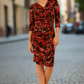 Morello Print Dress 