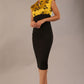 Nadia Floral Jacquard Satin Dress 
