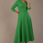 Nova V-Neck A-Line Midaxi Dress 