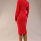 Olgivy Long Sleeve Knee Length Pencil Dress 