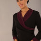 Osaka Sparkle Contrast Detail Pencil Dress 