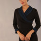 Osaka Sparkle Contrast Detail Pencil Dress 
