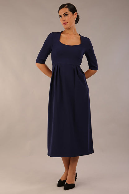 Padstow Midi A-line Dress 