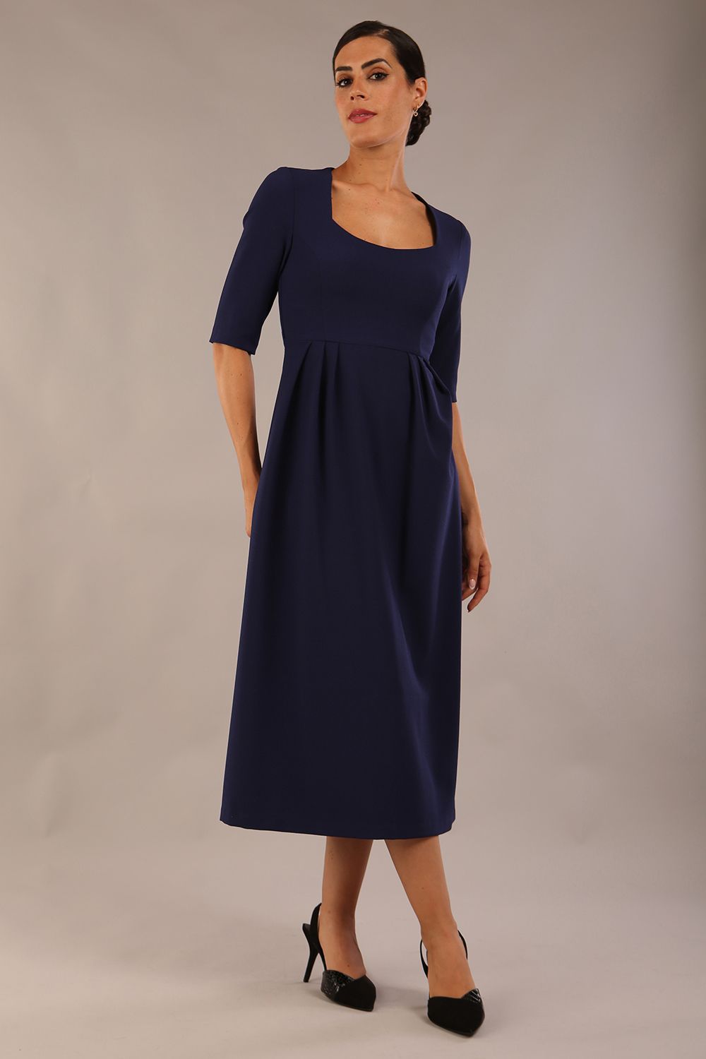 Padstow Midi A-line Dress 