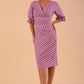 Palacio Polka Dot Print Sleeved Dress 