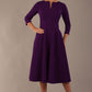 Perpetua V-Slit A-Line Dress 