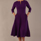 Perpetua V-Slit A-Line Dress 