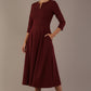 Perpetua V-Slit A-Line Dress 