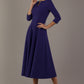 Perpetua V-Slit A-Line Dress 