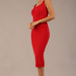 Perthshire Sleeveless Bodycon Pencil Dress 
